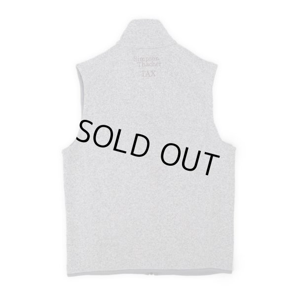 画像2: 17's Patagonia ベターセーターベスト "GRAY / 企業ロゴ刺繍" (2)