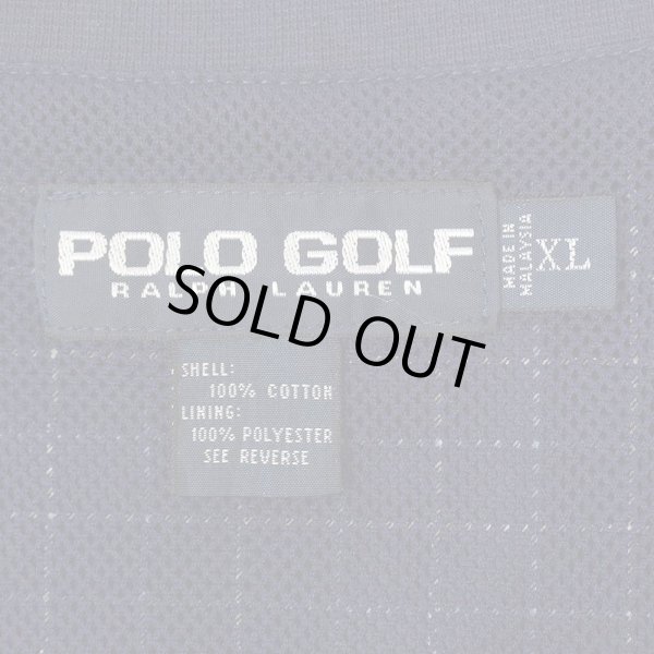 画像2: 90's POLO GOLF Vネック コットンベスト (2)