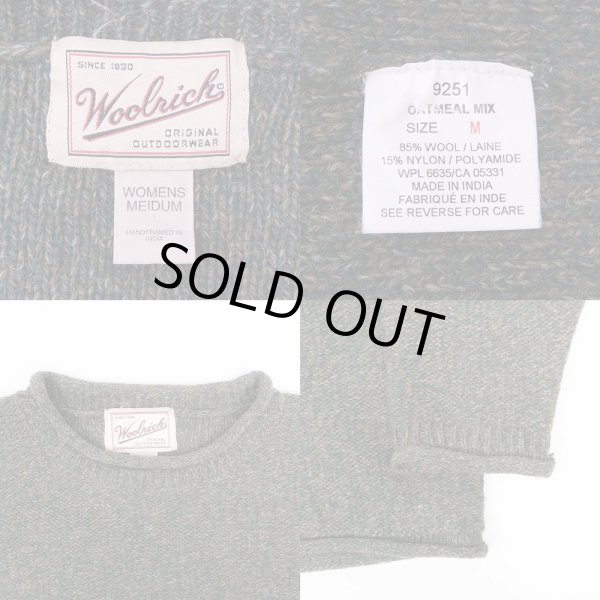 画像3: 90's Woolrich ロールネック ウールニット (3)