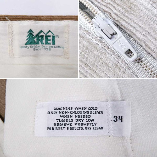 画像3: 80-90's REI 2タック コーデュロイパンツ (3)