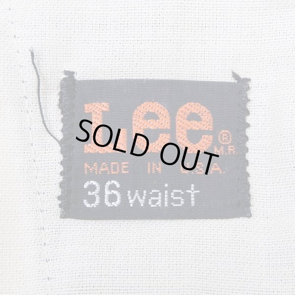 画像3: 70's Lee Chetopa Twill ワークパンツ "MADE IN USA / DEADSTOCK" (3)