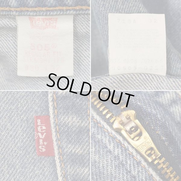 画像4: 90's Levi's 505 デニムパンツ “MADE IN USA / 実寸W30 L31” (4)