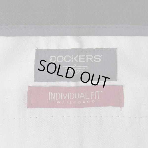 画像4: 00's DOCKERS 2タック チノトラウザー "BLACK / W34 L30" (4)