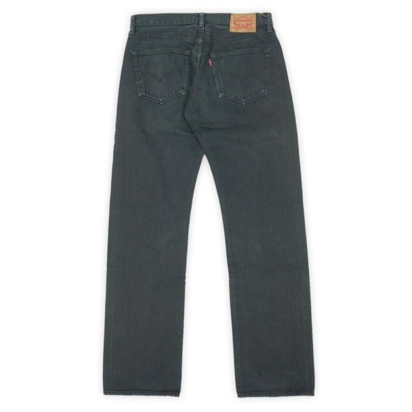 画像2: 00's Levi's 501 ブラックデニムパンツ "W32 L32" (2)