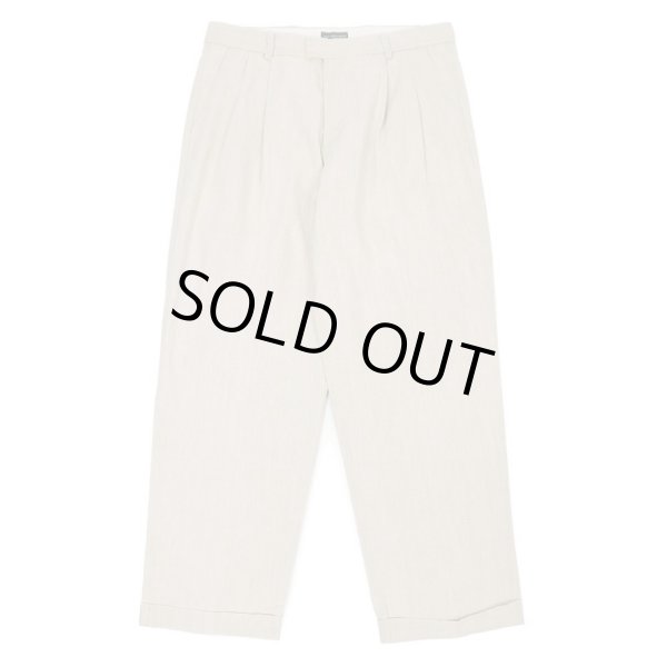 画像1: Early 00's DOCKERS 2タック コットンリネントラウザー "W34 L30" (1)