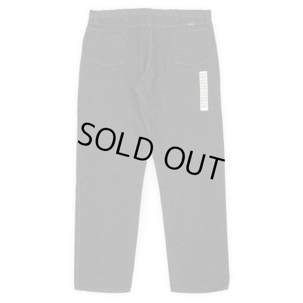画像1: 00's RUSTLER 先染めブラックデニムパンツ “MADE IN USA / DEADSTOCK” (1)
