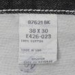 画像3: 00's RUSTLER 先染めブラックデニムパンツ “MADE IN USA / DEADSTOCK” (3)