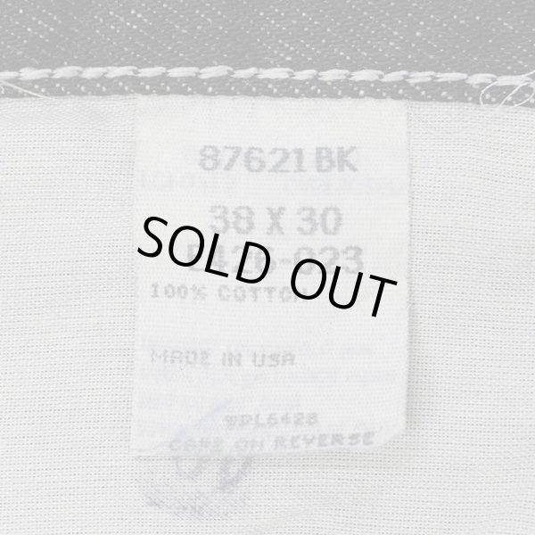 画像3: 00's RUSTLER 先染めブラックデニムパンツ “MADE IN USA / DEADSTOCK” (3)