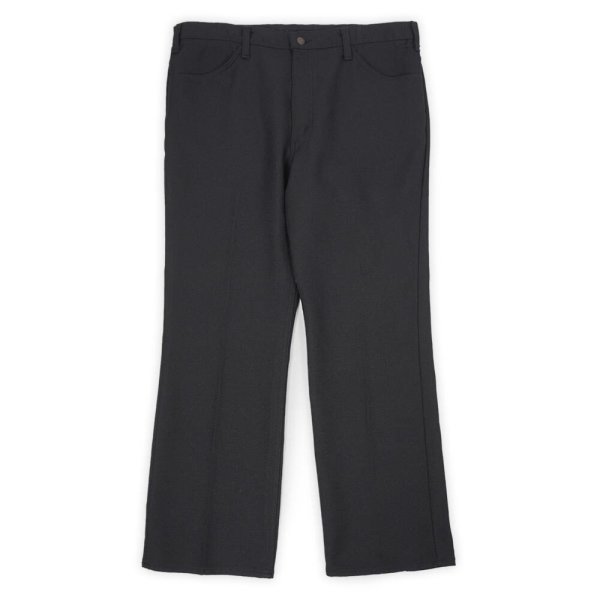 画像1: Late 80's Levi's 10517 6159 ブーツカットパンツ "MADE IN USA / BLACK / W38 L30" (1)