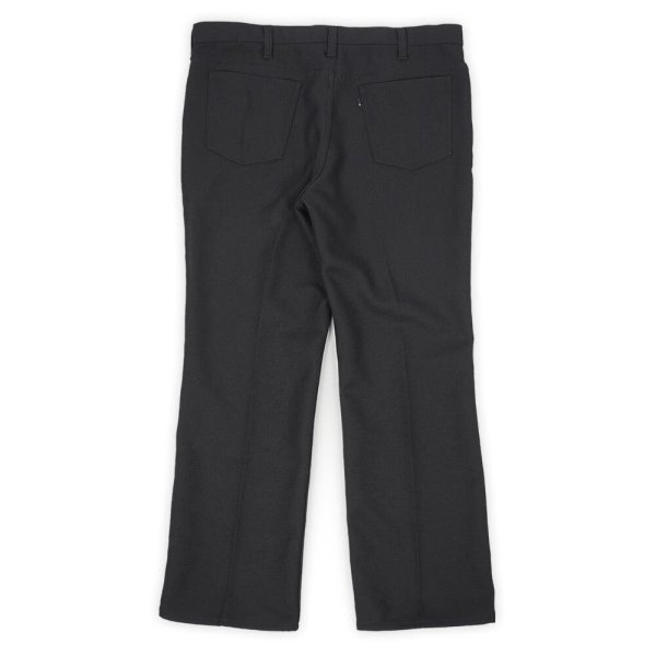 画像2: Late 80's Levi's 10517 6159 ブーツカットパンツ "MADE IN USA / BLACK / W38 L30" (2)