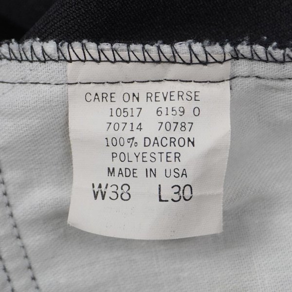 画像4: Late 80's Levi's 10517 6159 ブーツカットパンツ "MADE IN USA / BLACK / W38 L30" (4)