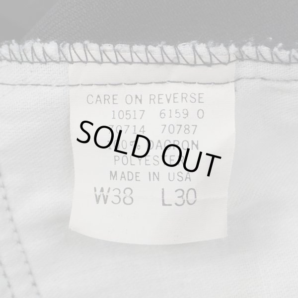 画像4: Late 80's Levi's 10517 6159 ブーツカットパンツ "MADE IN USA / BLACK / W38 L30" (4)