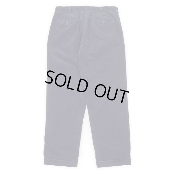 画像2: 90's Polo Ralph Lauren 2タック コーデュロイトラウザー "HAMOND PANT / NAVY" (2)