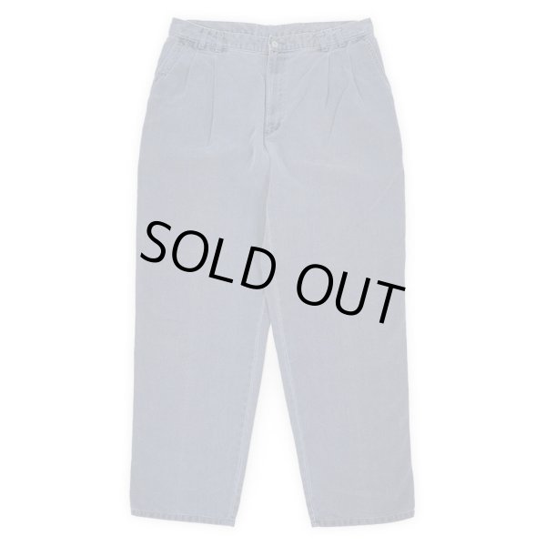 画像1: Early 90's DOCKERS 2タック キャンバストラウザー "FADE NAVY / 実寸W34 L29" (1)