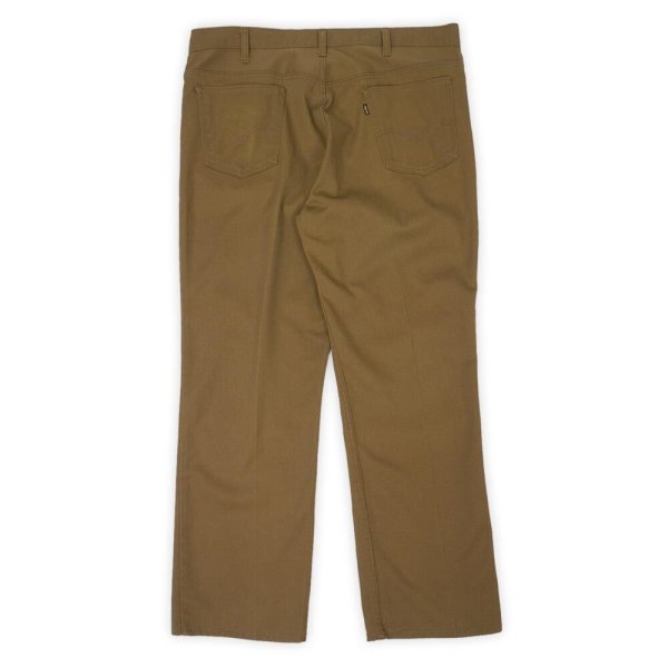 画像2: 70's Levi's STA-PREST コットンツイルパンツ "Big E" (2)