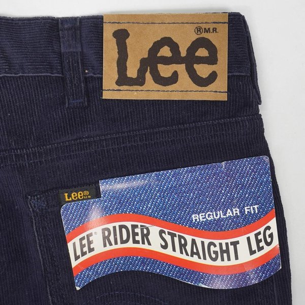 画像4: 80's Lee 200-2741 コーデュロイパンツ "DEADSTOCK / MADE IN USA / NAVY" (4)