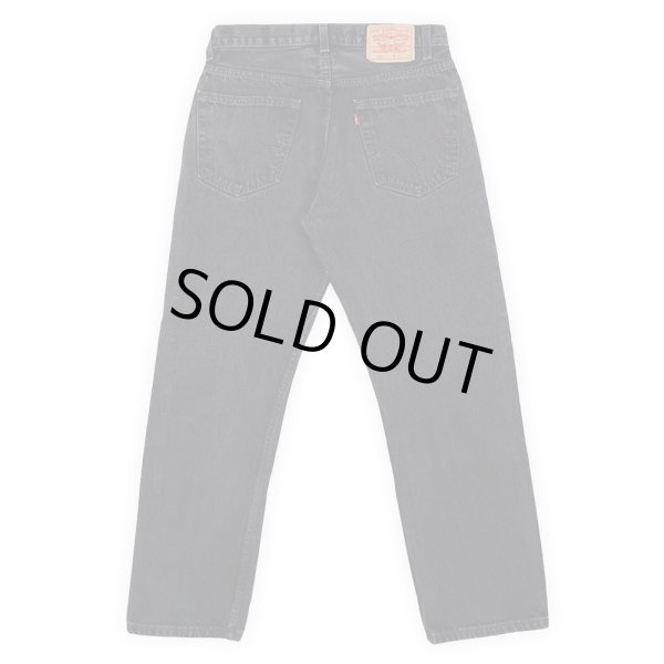 画像2: Levi's 505 ブラックデニムパンツ “W33 L30” (2)