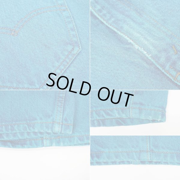 画像5: 90's Levi's silverTab カラーデニム バギーショーツ "Loose / MADE IN USA" (5)