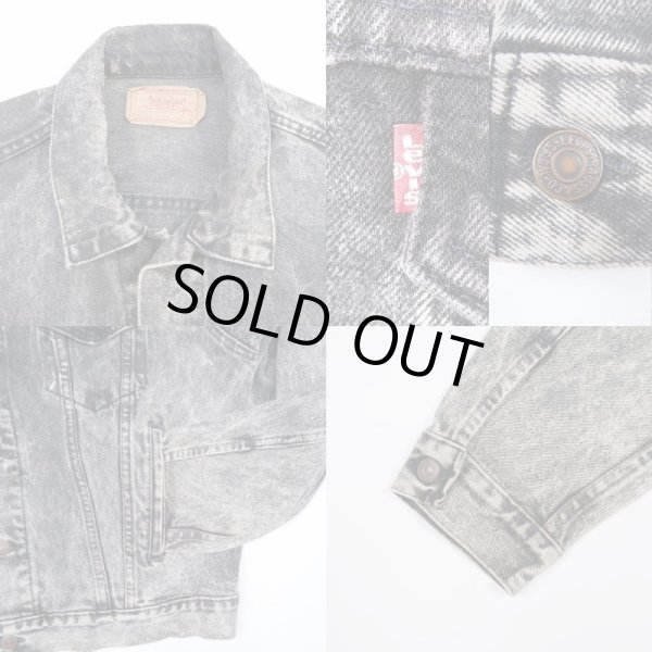 画像4: 80's Levi's 70507-0253 ブラックデニムジャケット "MADE IN USA" (4)