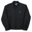 画像1: 00's Polo Ralph Lauren チンスト付き スウィングトップ "BLACK" (1)