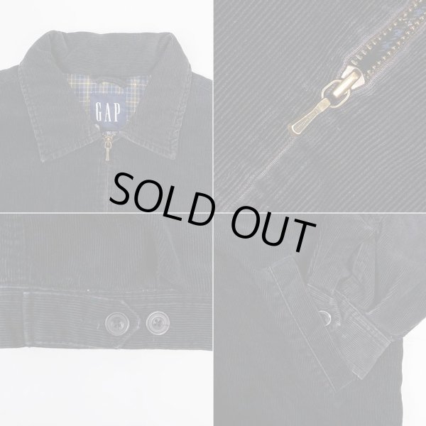 画像4: Early 00's OLD GAP コーデュロイジャケット "BLACK" (4)