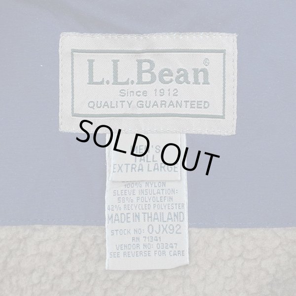 00's L.L.Bean ボアライナーナイロンジャケット 00's L.L.Bean ボアライナーナイロンジャケット