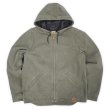 画像1: 00's Carhartt キルティングライナー ダックフーディージャケット (1)