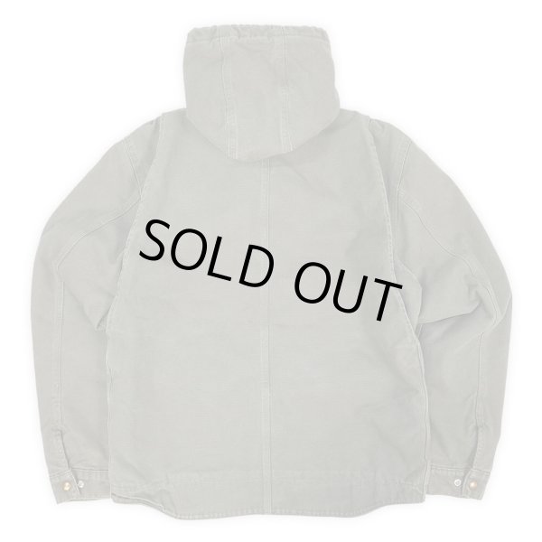 画像2: 00's Carhartt キルティングライナー ダックフーディージャケット (2)