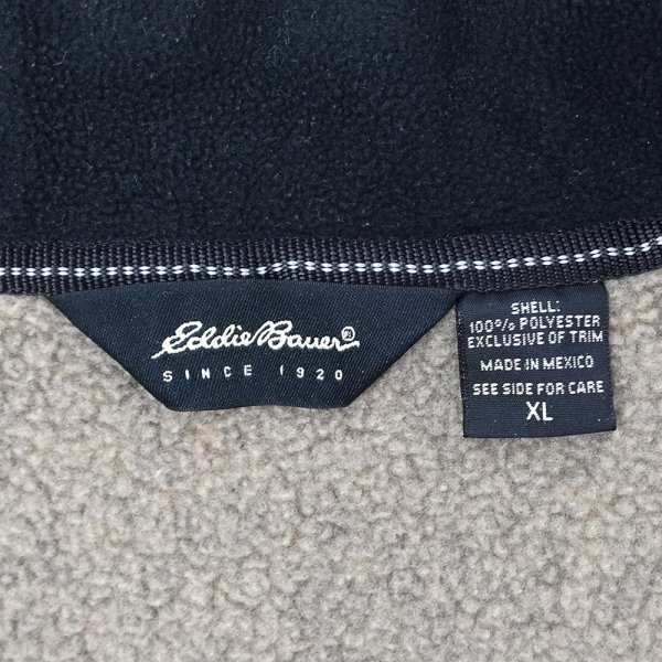 画像2: 00's Eddie Bauer ハーフジップ フリースジャケット "POLARTEC" (2)