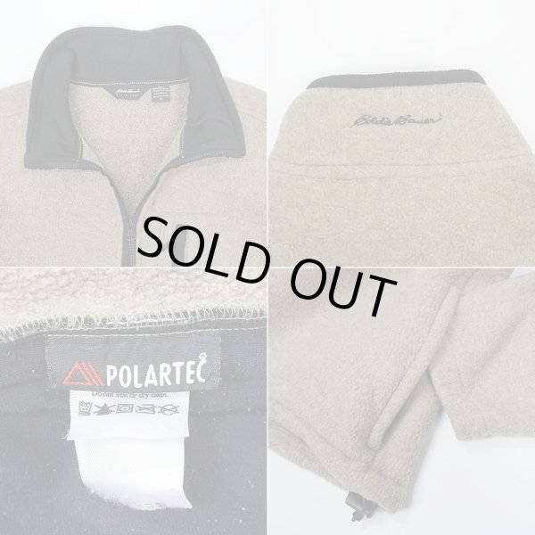 画像3: 00's Eddie Bauer ハーフジップ フリースジャケット "POLARTEC" (3)