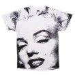 画像1: Late 90's Marilyn Monroe オーバープリントTシャツ (1)