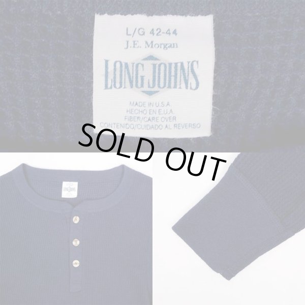 画像2: 90's J.E.Morgan LONG JOHNS ヘンリーネック サーマル "MADE IN USA" (2)