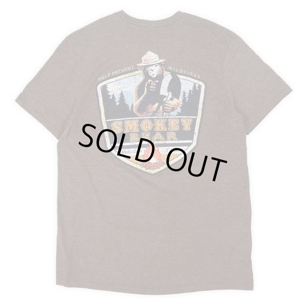 画像1: 00's SMOKEY BEAR 両面プリントTシャツ (1)