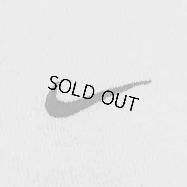 画像2: 00's NIKE スウォッシュロゴ刺繍 Tシャツ "WHITE" (2)