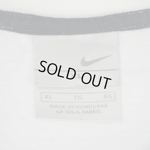 画像3: 00's NIKE スウォッシュロゴ刺繍 Tシャツ "WHITE" (3)