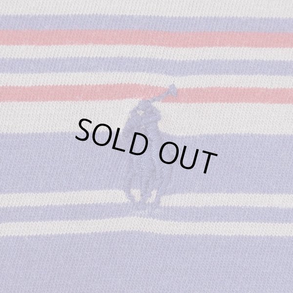 画像3: 90's Polo Ralph Lauren マルチボーダーTシャツ (3)