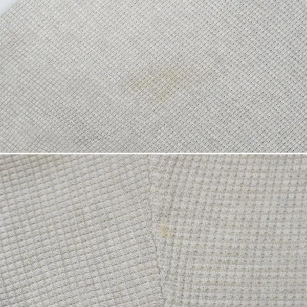 画像4: 90's Eddie Bauer ヘンリーネック サーマルカットソー (4)