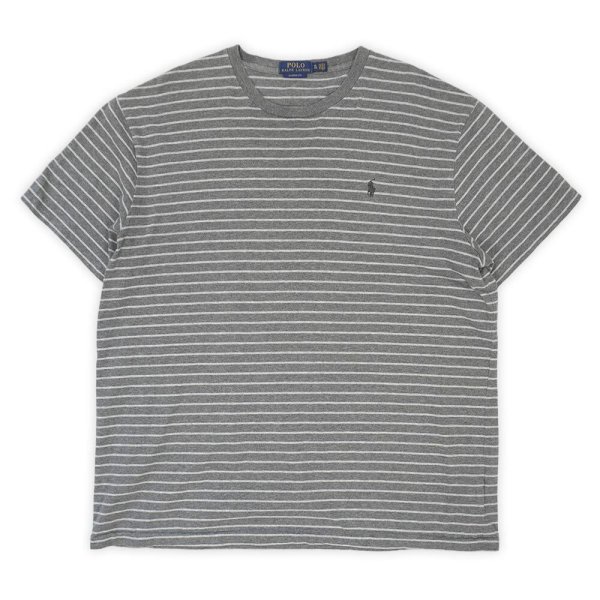 画像1: 00's Polo Ralph Lauren ボーダーTシャツ "Gray Base" (1)