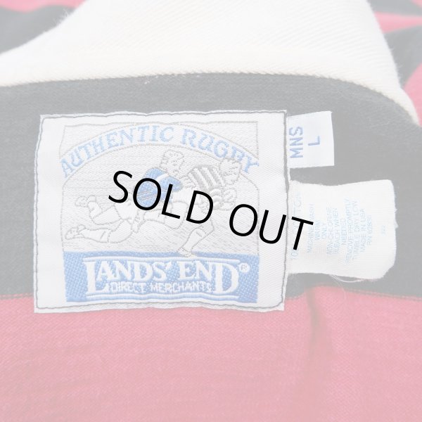 90's LANDS' END ラガーシャツ 