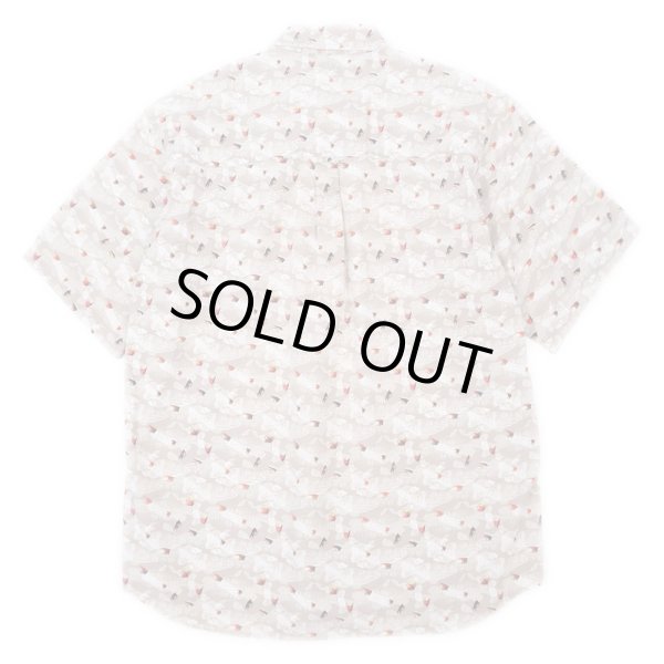 画像2: 00's Columbia S/S 総柄 ボタンダウンシャツ (2)