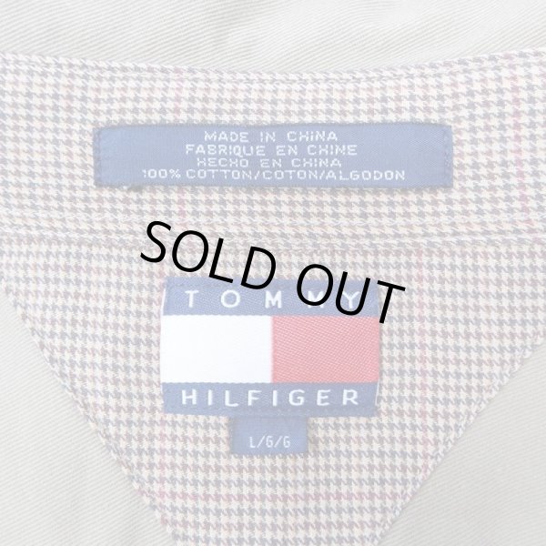 画像3: 90's TOMMY HILFIGER チノツイル アングラーシャツ (3)