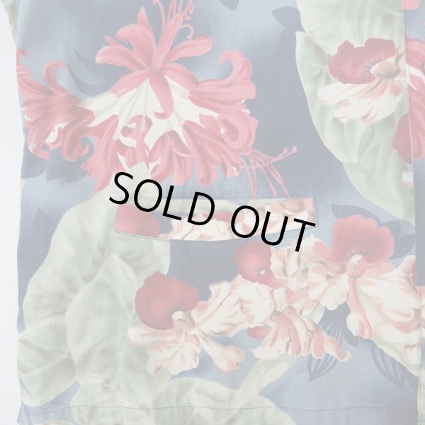 画像4: 90's CHAPS Ralph Lauren 総柄 オープンカラーシャツ (4)