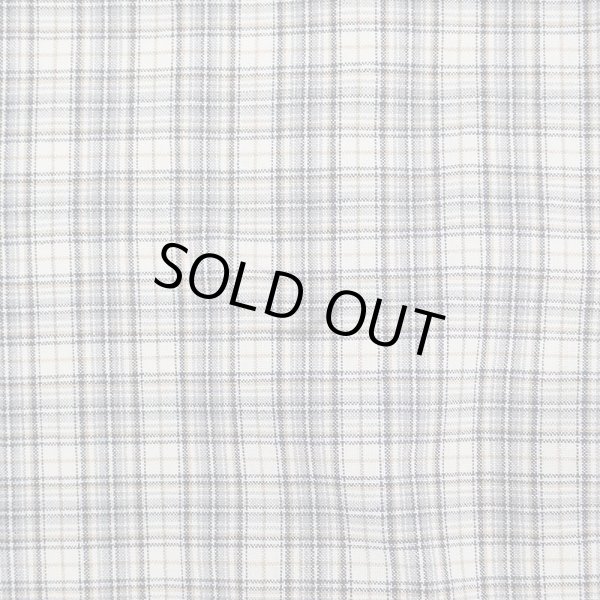 画像4: 90-00's ARROW ボタンダウンシャツ "BIG OXFORD / Gray×Beige Plaid" (4)