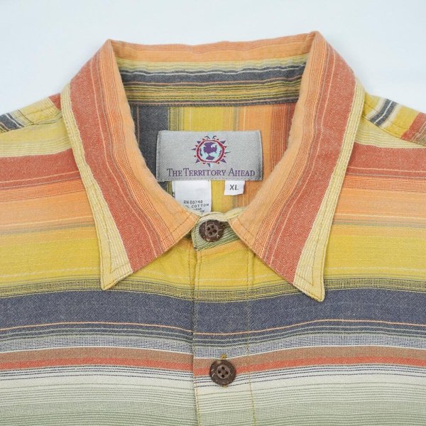 画像3: 90's THE TERRITORY AHEAD S/S レギュラーカラーシャツ (3)