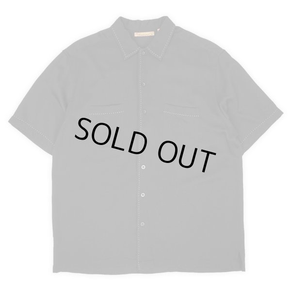 画像1: 00's The Havanera S/S レーヨンシャツ “BLACK” (1)
