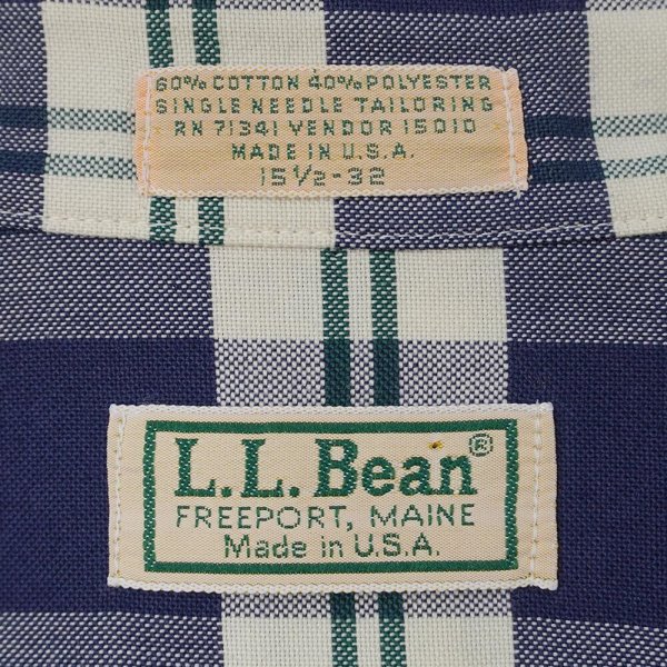 画像2: 80's L.L.Bean ボタンダウンシャツ "MADE IN USA" (2)