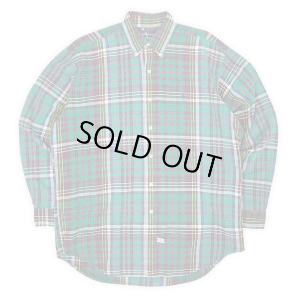 画像1: Early 90's Polo Ralph Lauren ボタンダウンシャツ (1)