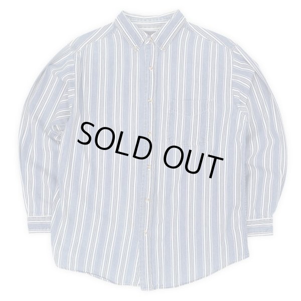 画像1: 90's BASIC EDITIONS シャンブレー ボタンダウンシャツ (1)