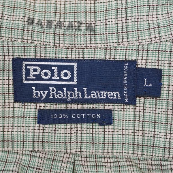 画像2: Early 90's Polo Ralph Lauren プルオーバー ラウンドカラーシャツ (2)