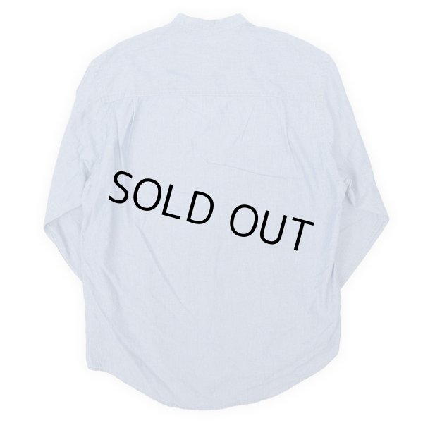 画像2: 90's Eddie Bauer バンドカラーシャンブレーシャツ (2)